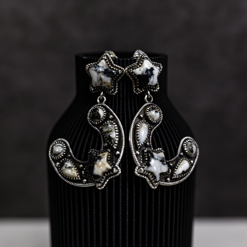 Hang Loose Horseshoe Drop Earrings-Stud Earrings-Krush Kandy, Women's Online Fashion Boutique Located in Phoenix, Arizona (Scottsdale Area)