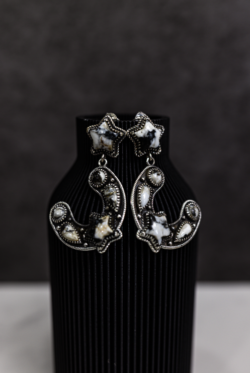 Hang Loose Horseshoe Drop Earrings-Stud Earrings-Krush Kandy, Women's Online Fashion Boutique Located in Phoenix, Arizona (Scottsdale Area)