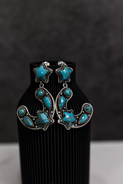 Hang Loose Horseshoe Drop Earrings-Stud Earrings-Krush Kandy, Women's Online Fashion Boutique Located in Phoenix, Arizona (Scottsdale Area)