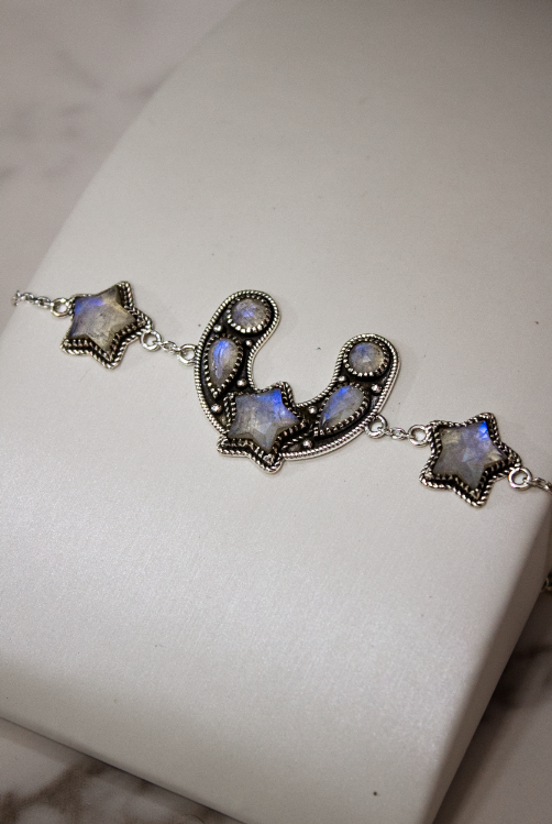 Ravens Ridge Horseshoe Bracelet-Chain Bracelets-Krush Kandy, Women's Online Fashion Boutique Located in Phoenix, Arizona (Scottsdale Area)