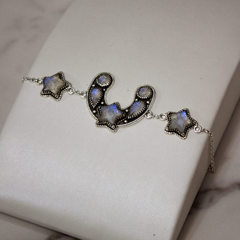 Ravens Ridge Horseshoe Bracelet-Chain Bracelets-Krush Kandy, Women's Online Fashion Boutique Located in Phoenix, Arizona (Scottsdale Area)