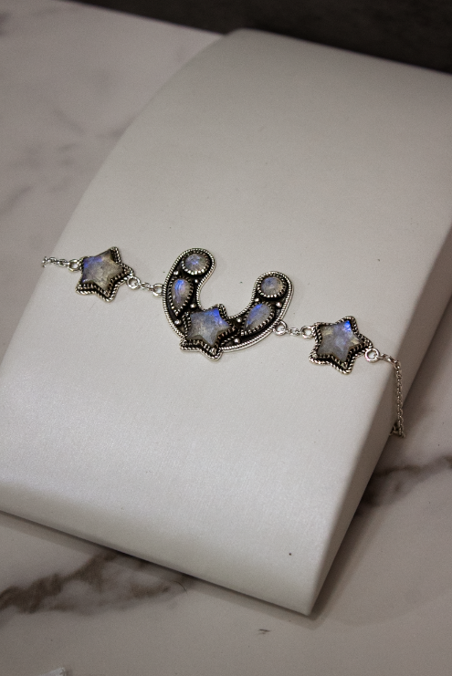 Ravens Ridge Horseshoe Bracelet-Chain Bracelets-Krush Kandy, Women's Online Fashion Boutique Located in Phoenix, Arizona (Scottsdale Area)