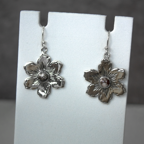 Dangle Summertime Flora Earrings-Drop Earrings-Krush Kandy, Women's Online Fashion Boutique Located in Phoenix, Arizona (Scottsdale Area)