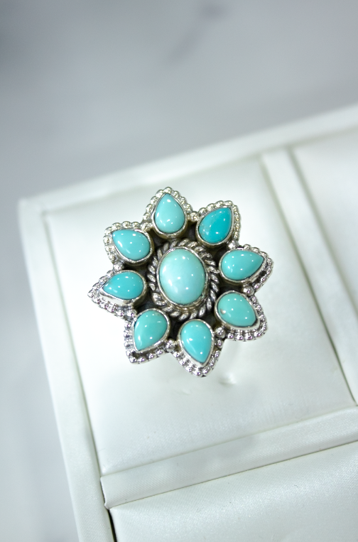 Sunflower Fields Stone Rings | Krush Exclusive-Cluster Rings-Krush Kandy, Women's Online Fashion Boutique Located in Phoenix, Arizona (Scottsdale Area)