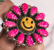 Put a Smile On Cluster Sterling Silver Stone Rings MADE TO ORDER-Bar Necklaces-Krush Kandy, Women's Online Fashion Boutique Located in Phoenix, Arizona (Scottsdale Area)