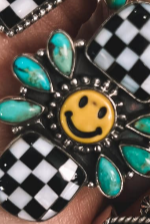 Put a Smile On Cluster Sterling Silver Stone Rings MADE TO ORDER-Bar Necklaces-Krush Kandy, Women's Online Fashion Boutique Located in Phoenix, Arizona (Scottsdale Area)
