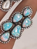 Kristyn's Cluster Crawler Stone Ring-Crawler Rings-Krush Kandy, Women's Online Fashion Boutique Located in Phoenix, Arizona (Scottsdale Area)