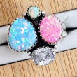 One Of A Kind Opal Rings-Rings-Krush Kandy, Women's Online Fashion Boutique Located in Phoenix, Arizona (Scottsdale Area)