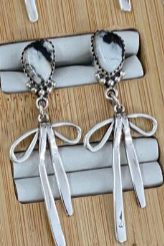 Multi Stone Bow Earrings-Stud Earrings-Krush Kandy, Women's Online Fashion Boutique Located in Phoenix, Arizona (Scottsdale Area)
