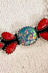 Multi Opal Stone Necklaces-Chain Necklaces-Krush Kandy, Women's Online Fashion Boutique Located in Phoenix, Arizona (Scottsdale Area)