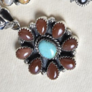 Daisy Days Sterling Silver & Stone Cluster Necklaces-Pendant Necklaces-Krush Kandy, Women's Online Fashion Boutique Located in Phoenix, Arizona (Scottsdale Area)