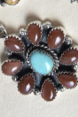 Daisy Days Sterling Silver & Stone Cluster Necklaces-Pendant Necklaces-Krush Kandy, Women's Online Fashion Boutique Located in Phoenix, Arizona (Scottsdale Area)