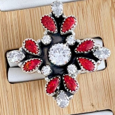 Crystal & Opal Cluster Stone Rings-Rings-Krush Kandy, Women's Online Fashion Boutique Located in Phoenix, Arizona (Scottsdale Area)