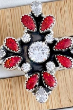 Crystal & Opal Cluster Stone Rings-Rings-Krush Kandy, Women's Online Fashion Boutique Located in Phoenix, Arizona (Scottsdale Area)