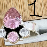 Happy Holidays Crystal Rings-Rings-Krush Kandy, Women's Online Fashion Boutique Located in Phoenix, Arizona (Scottsdale Area)