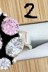 Happy Holidays Crystal Rings-Rings-Krush Kandy, Women's Online Fashion Boutique Located in Phoenix, Arizona (Scottsdale Area)