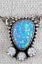 One Of A Kind Opal Necklaces-Chain Necklaces-Krush Kandy, Women's Online Fashion Boutique Located in Phoenix, Arizona (Scottsdale Area)