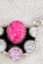 Neon Pink Opal & Crystal Necklace-Chain Necklaces-Krush Kandy, Women's Online Fashion Boutique Located in Phoenix, Arizona (Scottsdale Area)