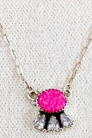 Multi Opal & Crystal Necklaces-Necklaces-Krush Kandy, Women's Online Fashion Boutique Located in Phoenix, Arizona (Scottsdale Area)