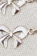 Klassic Stones & Sterling Bow Bracelet-Bracelets-Krush Kandy, Women's Online Fashion Boutique Located in Phoenix, Arizona (Scottsdale Area)