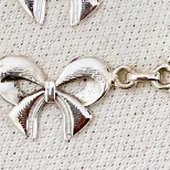 Klassic Stones & Sterling Bow Bracelet-Bracelets-Krush Kandy, Women's Online Fashion Boutique Located in Phoenix, Arizona (Scottsdale Area)