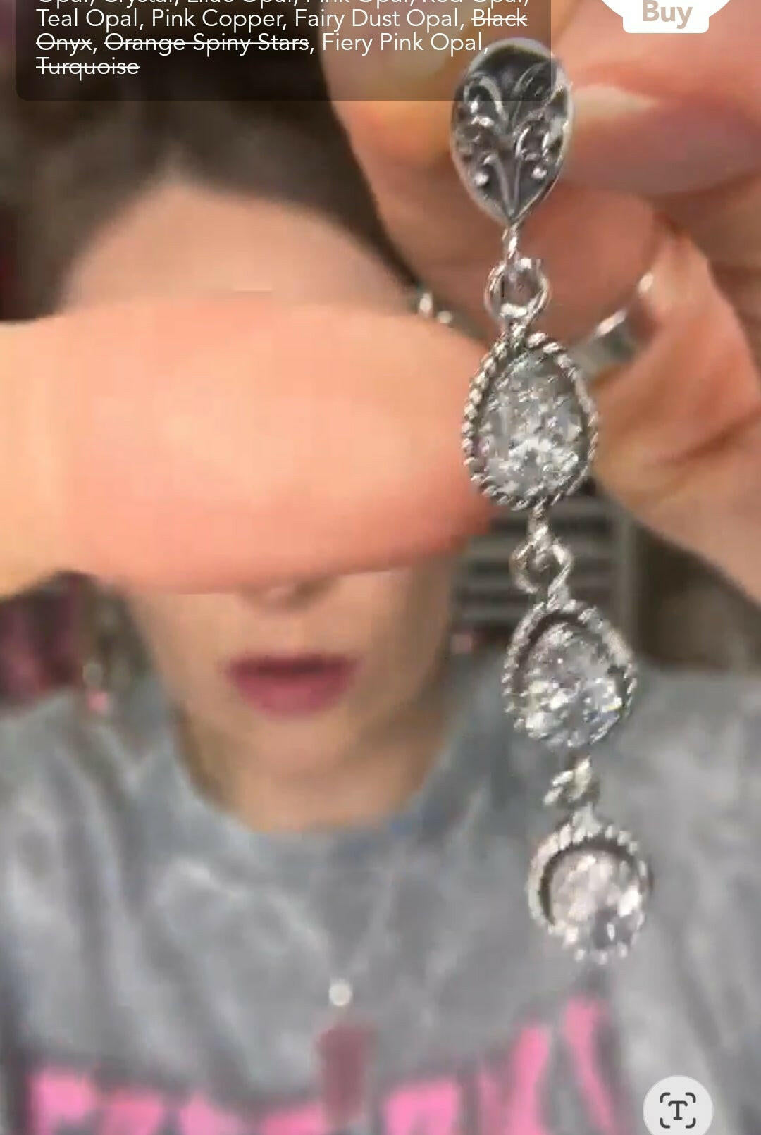 Sterling Silver Burst Stone Drop Earrings-Drop Earrings-Krush Kandy, Women's Online Fashion Boutique Located in Phoenix, Arizona (Scottsdale Area)