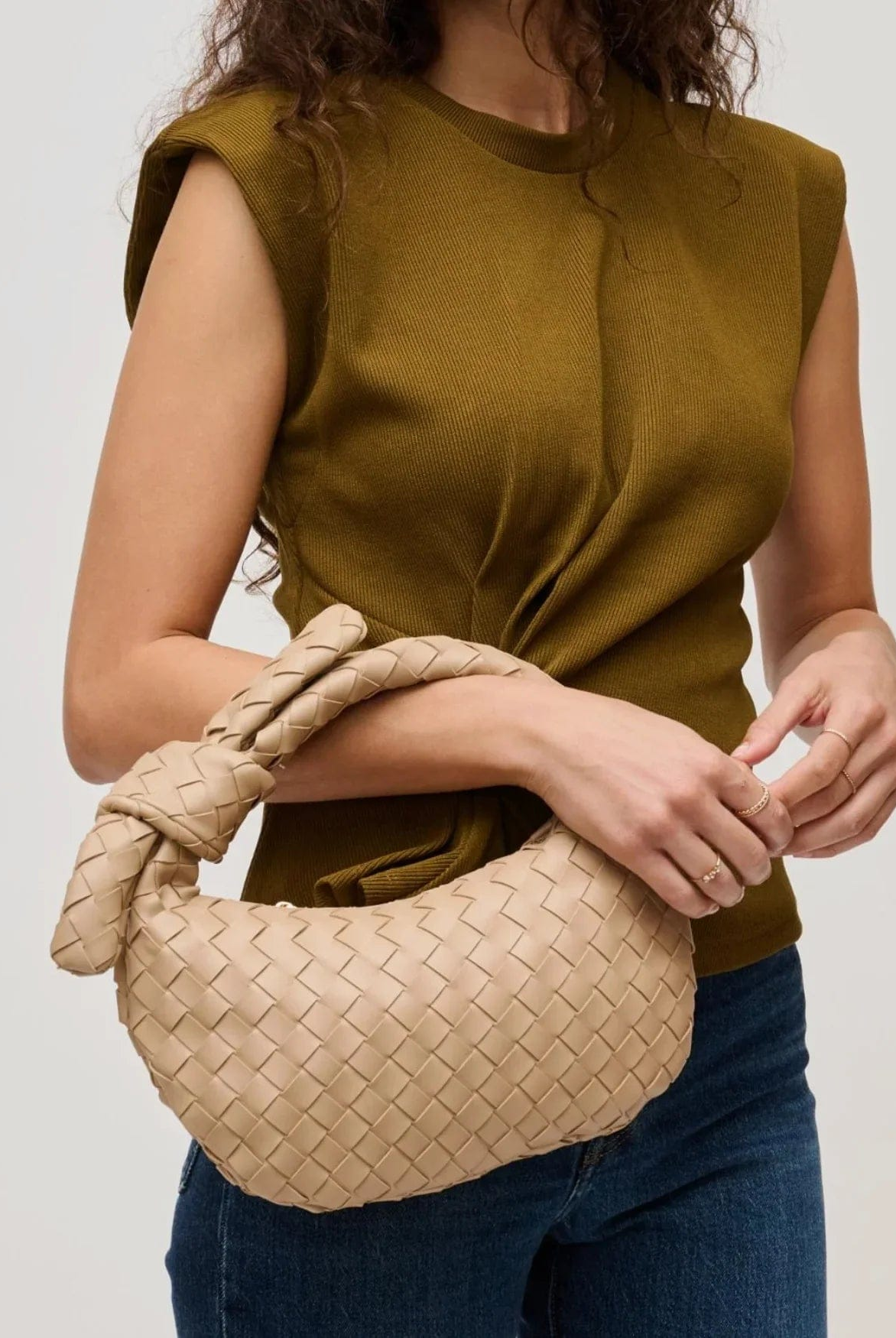 Lizbeth Woven Knot Clutch-Purses & Bags-Krush Kandy, Women's Online Fashion Boutique Located in Phoenix, Arizona (Scottsdale Area)