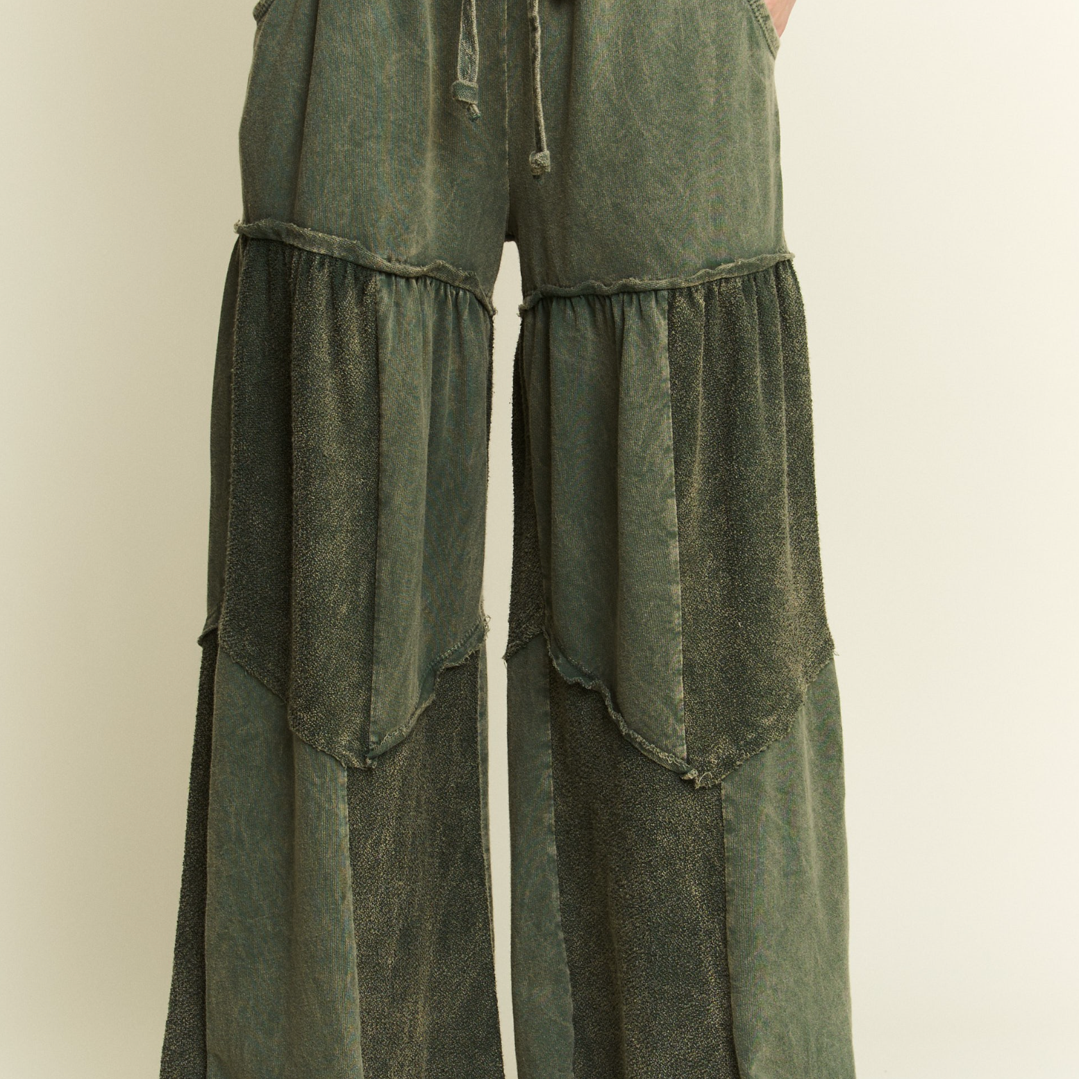 Desert Daze Mineral Wash Wide-Leg Pants-Bottoms-Krush Kandy, Women's Online Fashion Boutique Located in Phoenix, Arizona (Scottsdale Area)