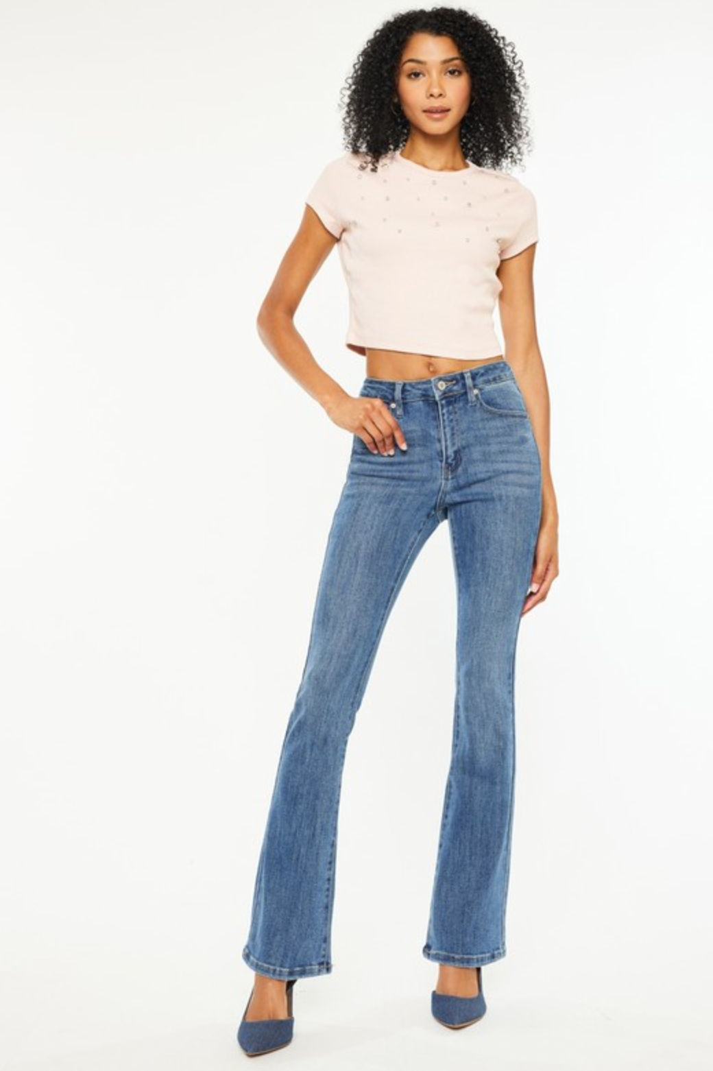 Kancan Pure Bliss Bootcut Jeans-Jeans-Krush Kandy, Women's Online Fashion Boutique Located in Phoenix, Arizona (Scottsdale Area)