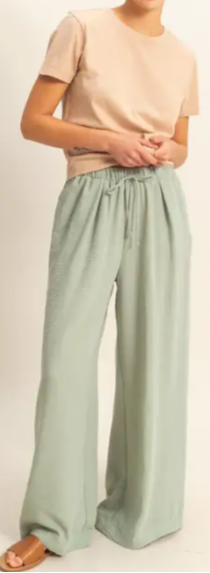 Stay Cute Wide Leg Pants-Sweatpants-Krush Kandy, Women's Online Fashion Boutique Located in Phoenix, Arizona (Scottsdale Area)