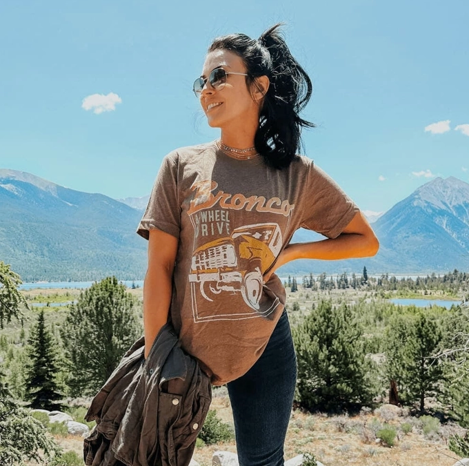 Bronco 4-Wheel Drive Graphic Tee-Graphic Tees-Krush Kandy, Women's Online Fashion Boutique Located in Phoenix, Arizona (Scottsdale Area)