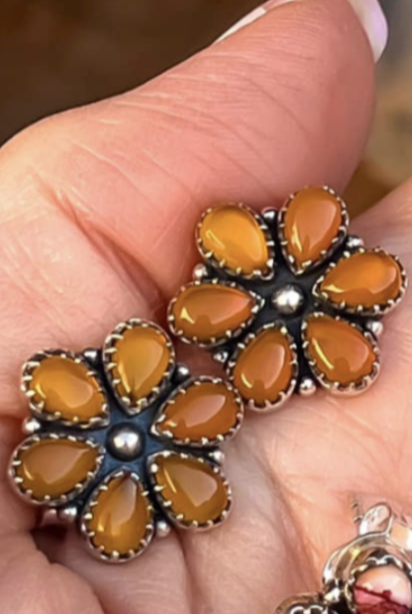 Mini Daisy Earrings MADE TO ORDER-Stud Earrings-Krush Kandy, Women's Online Fashion Boutique Located in Phoenix, Arizona (Scottsdale Area)