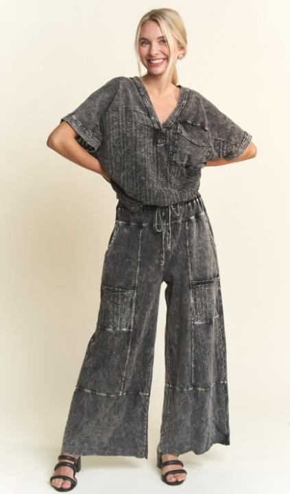 J.HER Wander Wide Leg Pants-Pants-Krush Kandy, Women's Online Fashion Boutique Located in Phoenix, Arizona (Scottsdale Area)