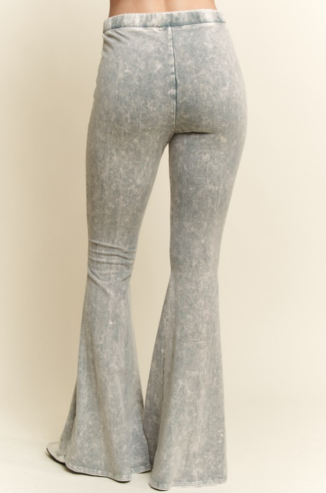 J.HER Retro Ribbed Flare Pants-Pants-Krush Kandy, Women's Online Fashion Boutique Located in Phoenix, Arizona (Scottsdale Area)