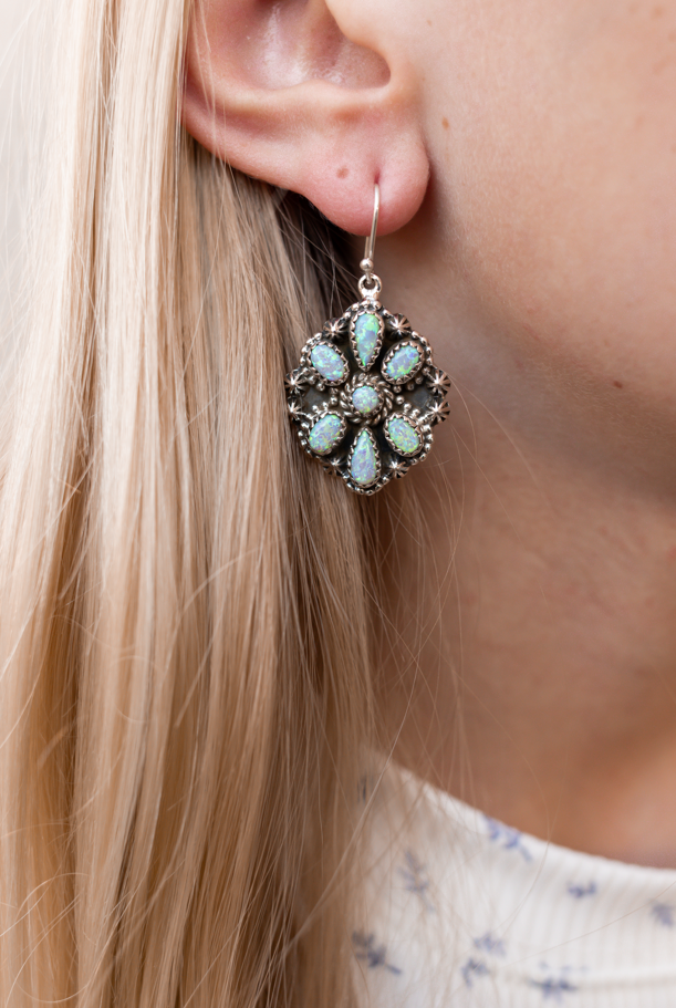 Western Belles Stone Cluster Earrings-Stud Earrings-Krush Kandy, Women's Online Fashion Boutique Located in Phoenix, Arizona (Scottsdale Area)