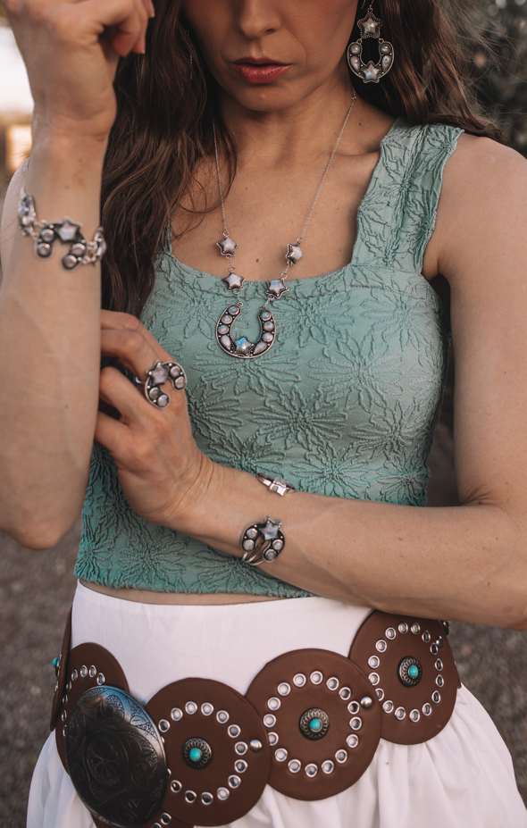 Horseshoe Haven Cuff-Chain Bracelets-Krush Kandy, Women's Online Fashion Boutique Located in Phoenix, Arizona (Scottsdale Area)