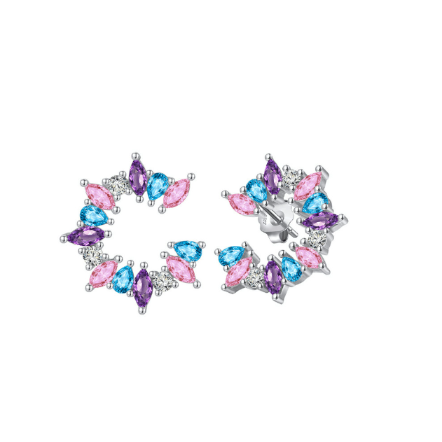 Geometric Luxury Stud Earrings-Earrings-Krush Kandy, Women's Online Fashion Boutique Located in Phoenix, Arizona (Scottsdale Area)