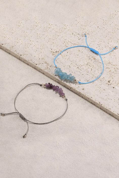 Natural Stone Irregular Minimalist Handmade Bracelet-Bracelets-Krush Kandy, Women's Online Fashion Boutique Located in Phoenix, Arizona (Scottsdale Area)