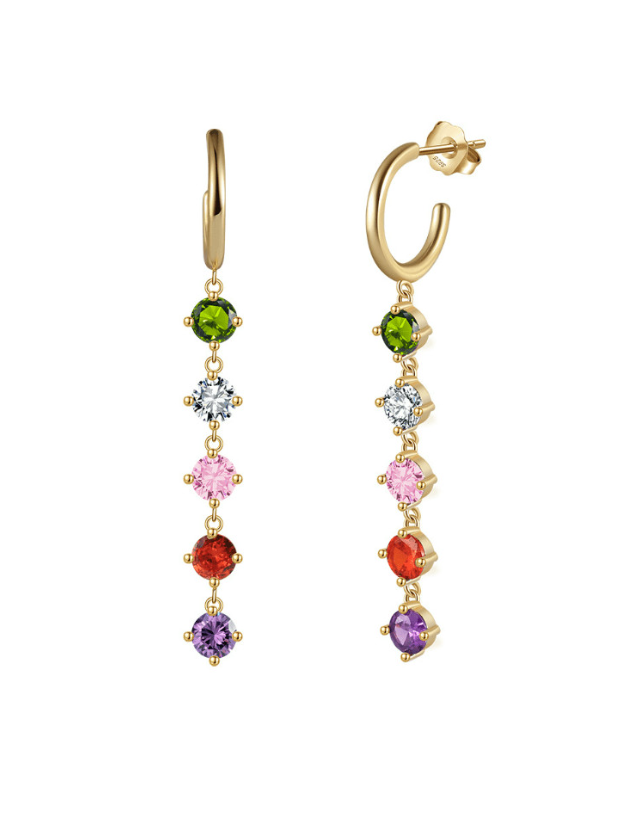 Geometric Dainty Drop Earrings-Earrings-Krush Kandy, Women's Online Fashion Boutique Located in Phoenix, Arizona (Scottsdale Area)