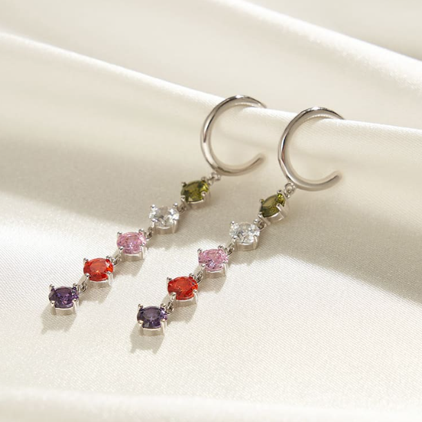 Geometric Dainty Drop Earrings-Earrings-Krush Kandy, Women's Online Fashion Boutique Located in Phoenix, Arizona (Scottsdale Area)