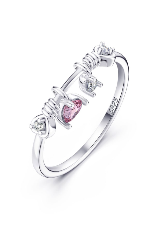 Cubic Zirconia Geometric Dainty Band Ring-Earrings-Krush Kandy, Women's Online Fashion Boutique Located in Phoenix, Arizona (Scottsdale Area)