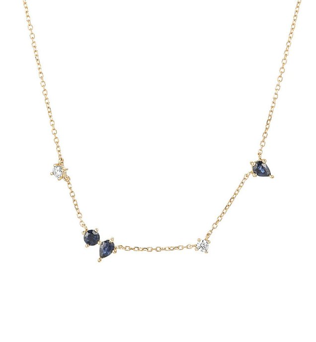 Cubic Zirconia Geometric Dainty Necklace-Necklaces-Krush Kandy, Women's Online Fashion Boutique Located in Phoenix, Arizona (Scottsdale Area)