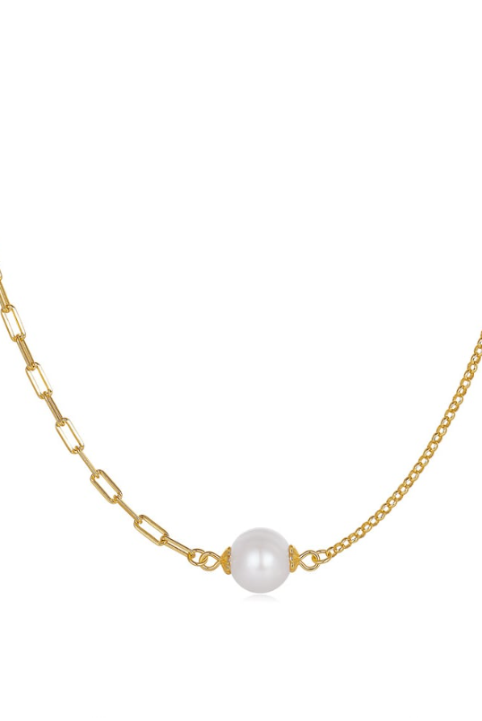 Minimalist Pearl Necklace-Necklaces-Krush Kandy, Women's Online Fashion Boutique Located in Phoenix, Arizona (Scottsdale Area)