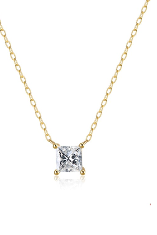 Geometric Dainty Crystal Necklace-Necklaces-Krush Kandy, Women's Online Fashion Boutique Located in Phoenix, Arizona (Scottsdale Area)