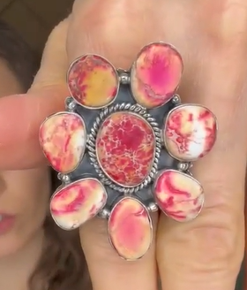 Desert Heat Jasper Cluster Rings MADE TO ORDER-Rings-Krush Kandy, Women's Online Fashion Boutique Located in Phoenix, Arizona (Scottsdale Area)