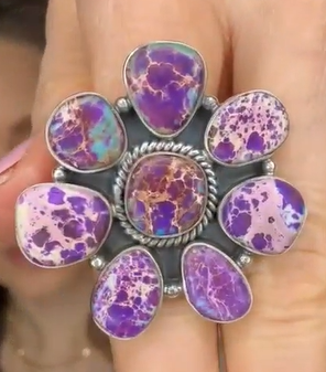 Desert Heat Jasper Cluster Rings MADE TO ORDER-Rings-Krush Kandy, Women's Online Fashion Boutique Located in Phoenix, Arizona (Scottsdale Area)