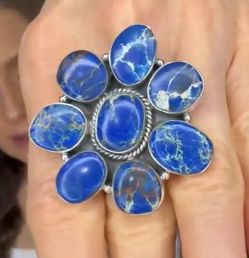 Desert Heat Jasper Cluster Rings MADE TO ORDER-Rings-Krush Kandy, Women's Online Fashion Boutique Located in Phoenix, Arizona (Scottsdale Area)