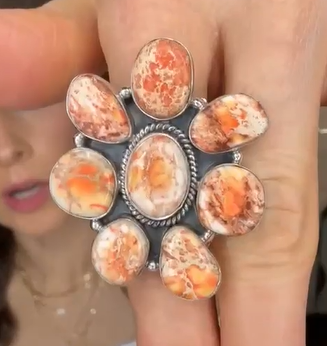 Desert Heat Jasper Cluster Rings MADE TO ORDER-Rings-Krush Kandy, Women's Online Fashion Boutique Located in Phoenix, Arizona (Scottsdale Area)