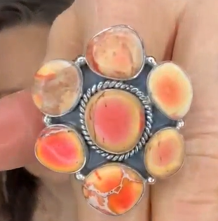 Desert Heat Jasper Cluster Rings MADE TO ORDER-Rings-Krush Kandy, Women's Online Fashion Boutique Located in Phoenix, Arizona (Scottsdale Area)