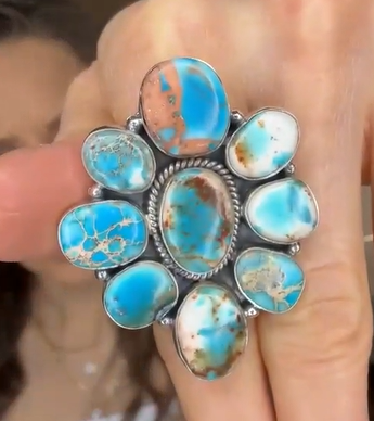 Desert Heat Jasper Cluster Rings MADE TO ORDER-Rings-Krush Kandy, Women's Online Fashion Boutique Located in Phoenix, Arizona (Scottsdale Area)